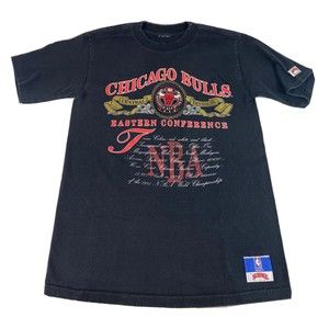 Men's 90's Nutmeg NBA Chicago Bulls Eastern Conference Shirt Sz M USA *No Tag*